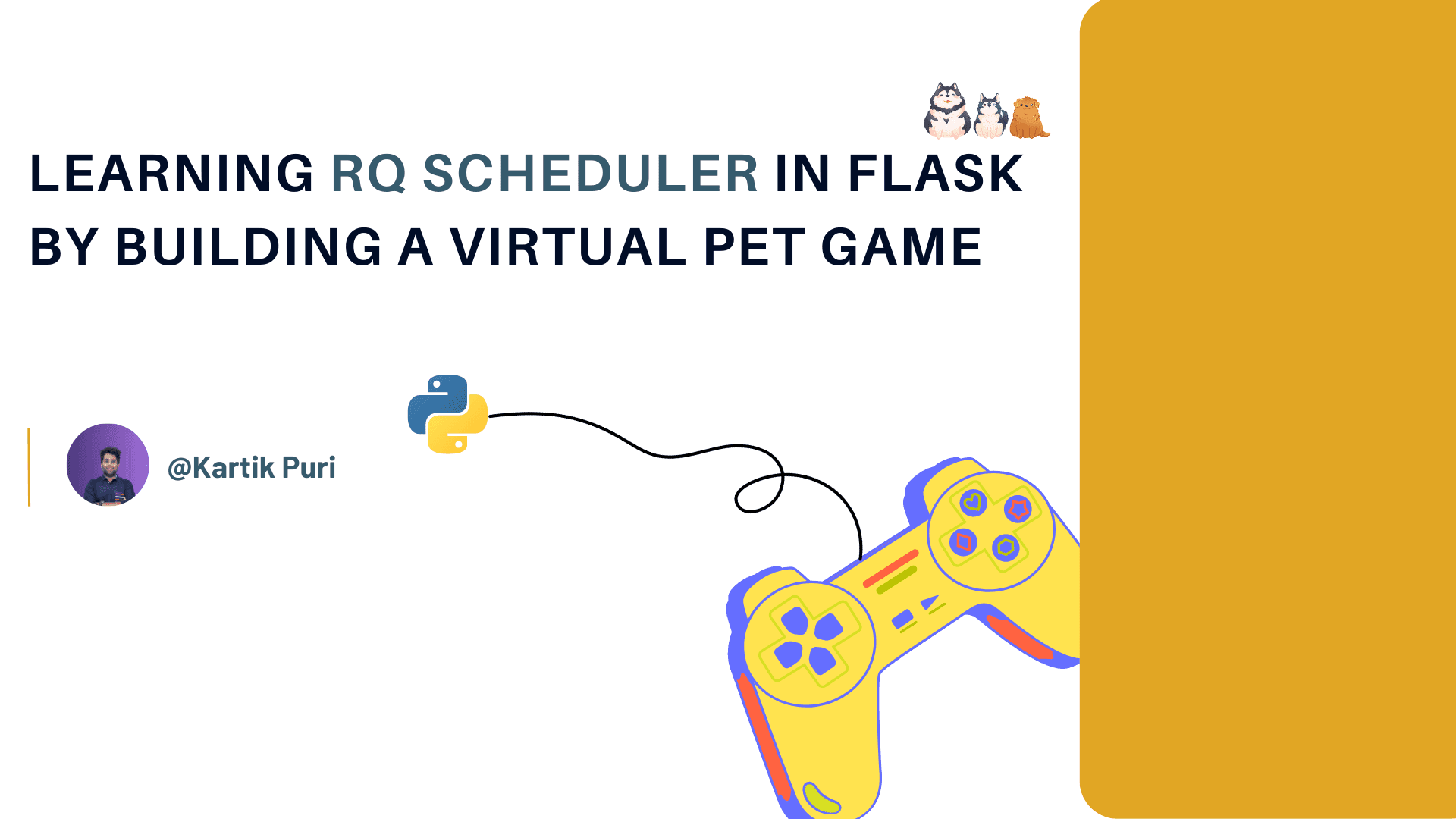 Learning RQ Scheduler in Flask by Building a Virtual Pet Game